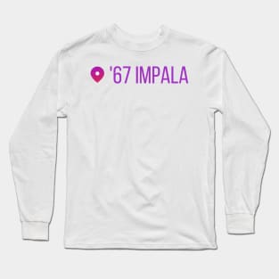 67' impala instagram position supernatural Long Sleeve T-Shirt